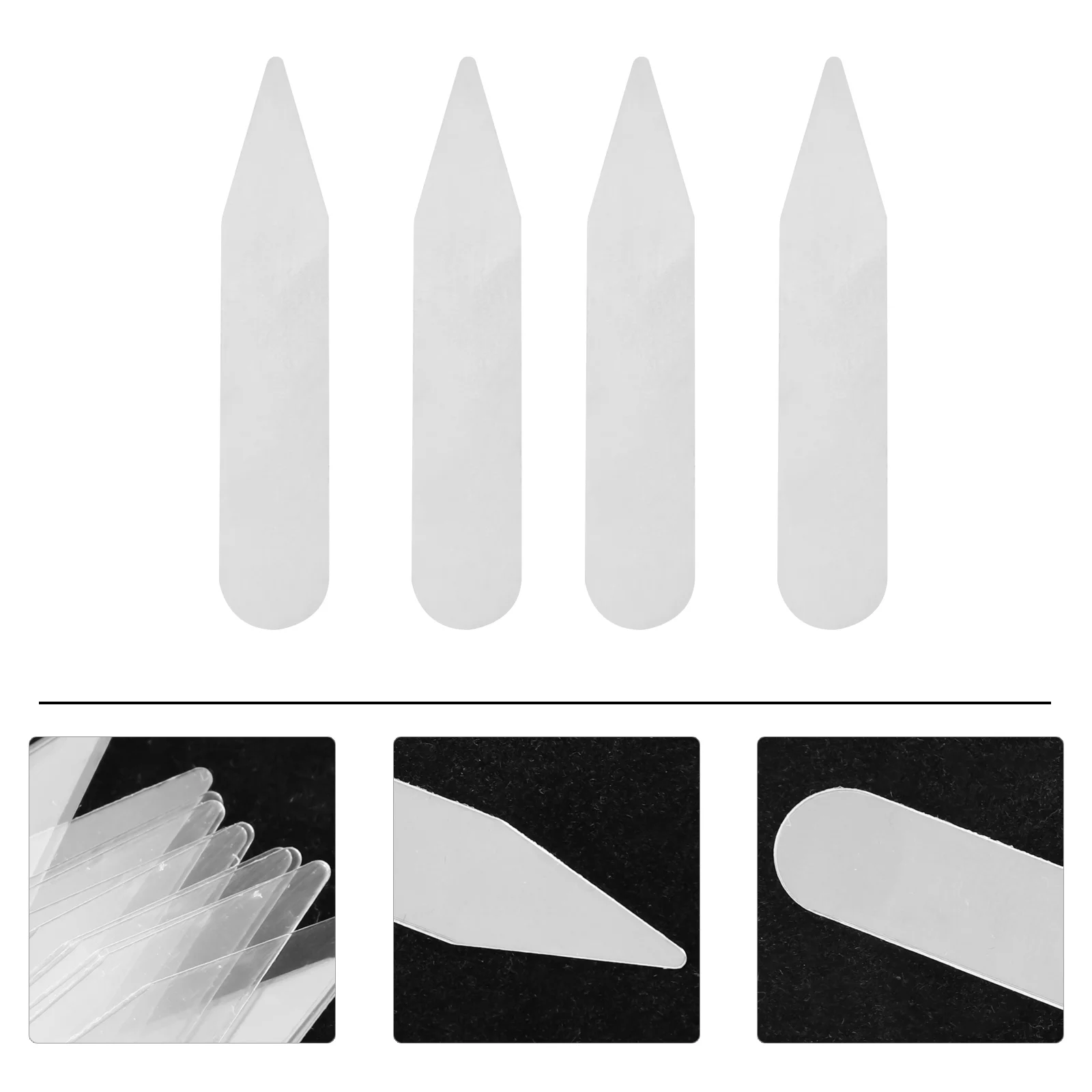 

Collar Stay Heat Resisting Shirt Accessory Formal Wear Gadget Transparent Support