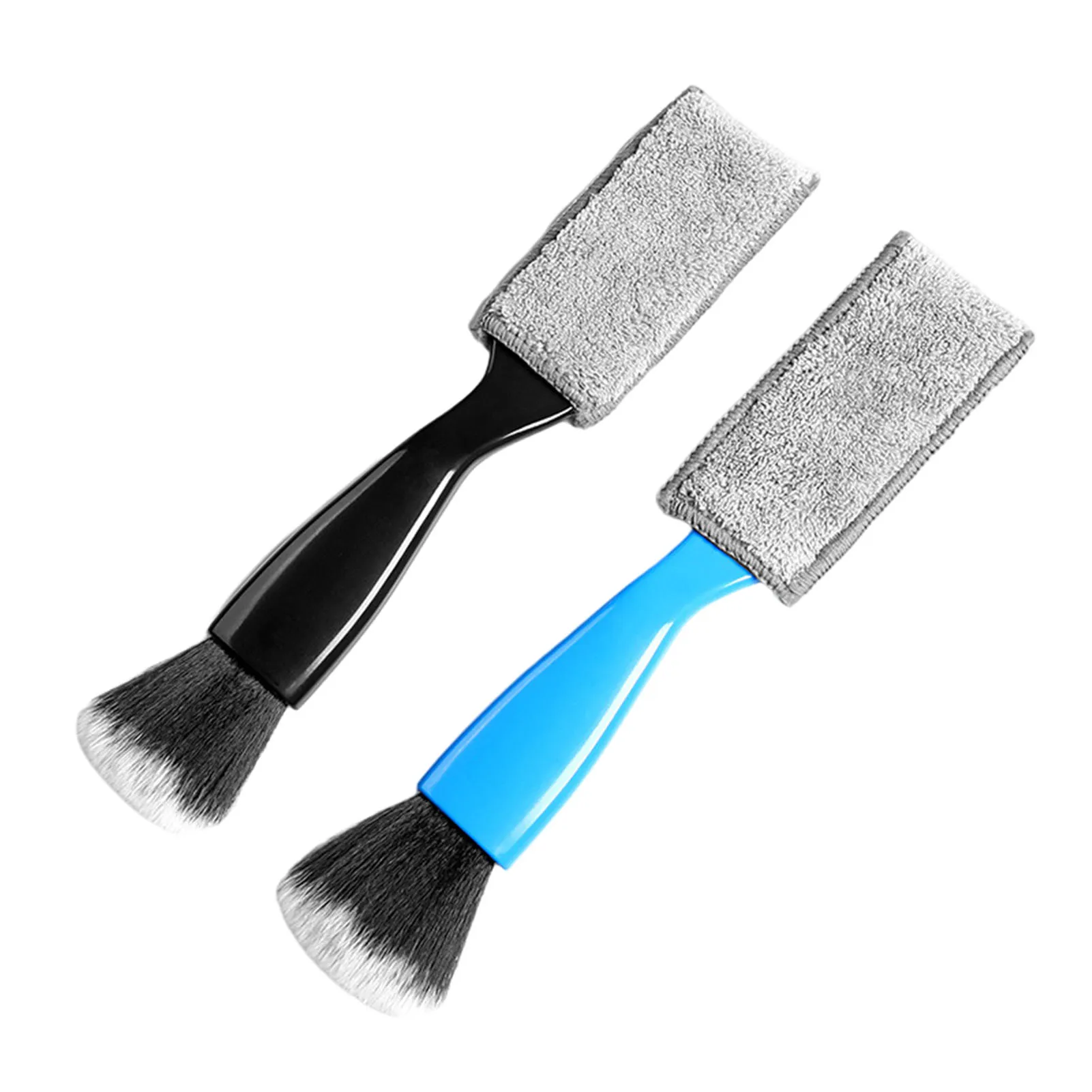 

Double Head Car Detailing Brushes For Car Air Vent Conditioner Grille Duster Wiper Car Interior Home Keyboard Cleaning Tools