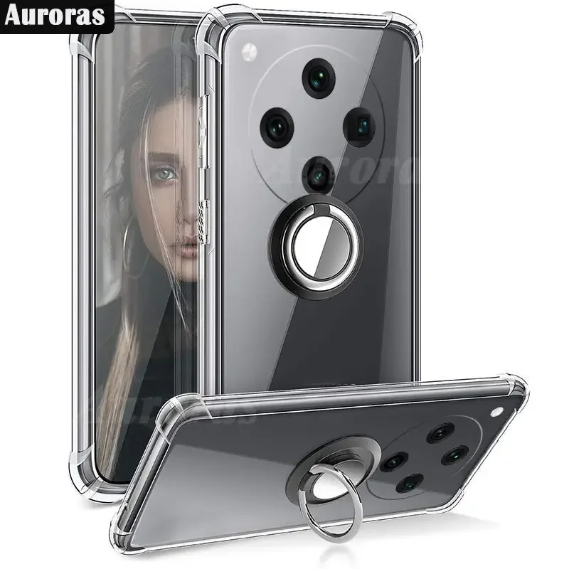 Для OPPO Find X8 Pro X7Ultra 5G Чехол Кольцо Прозрачная подушка безопасности Противоударный