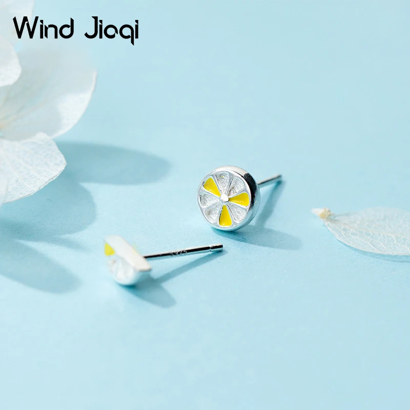 

Женские асимметричные серьги-гвоздики из серебра 925 пробы с фруктами