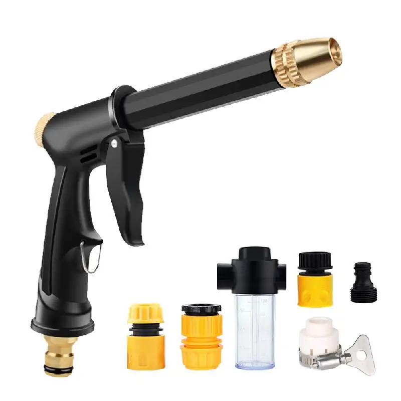 

UYANGG High Pressure Water Gun Car Wash Gun Garden Watering Guns Garden Hose Washing Nozzle Sprayer Washer Pipe Foam Sprinkler