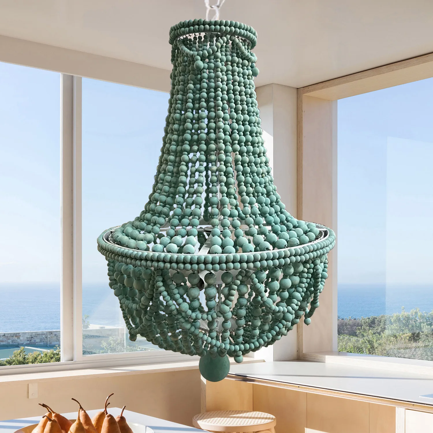 Люстры в скандинавском деревенском богемном стиле Оформление интерьера для