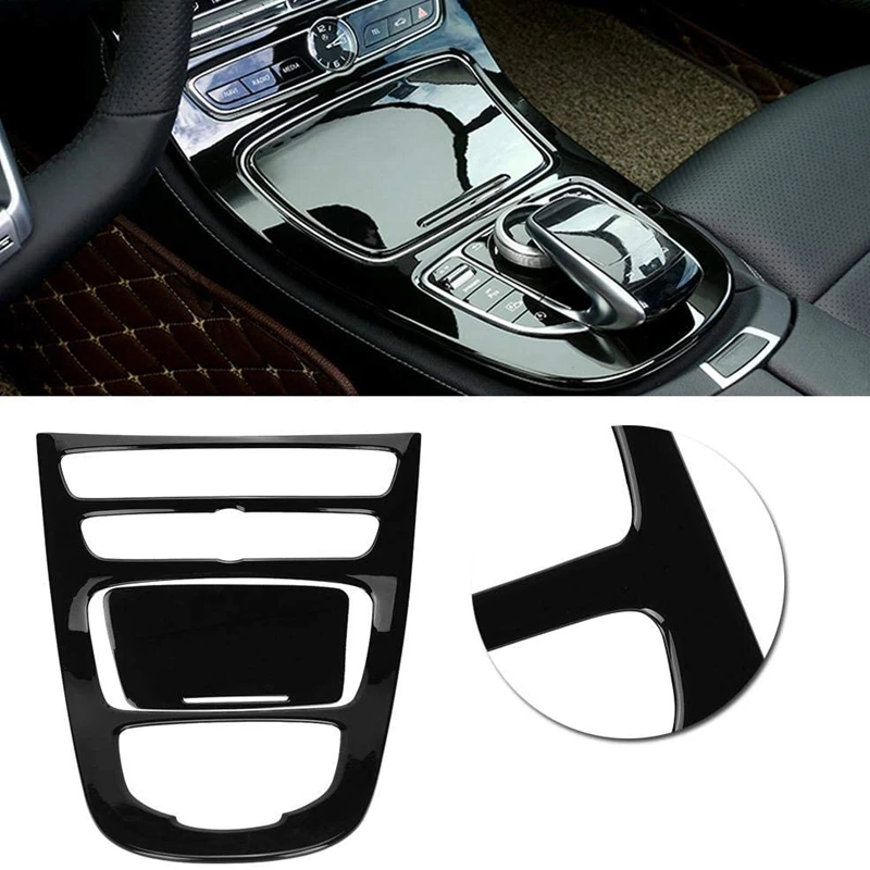 

Car Center Control Gear Panel Interior Accessories for Mercedes Benz E Class W213 E200 E300 2016-2020
