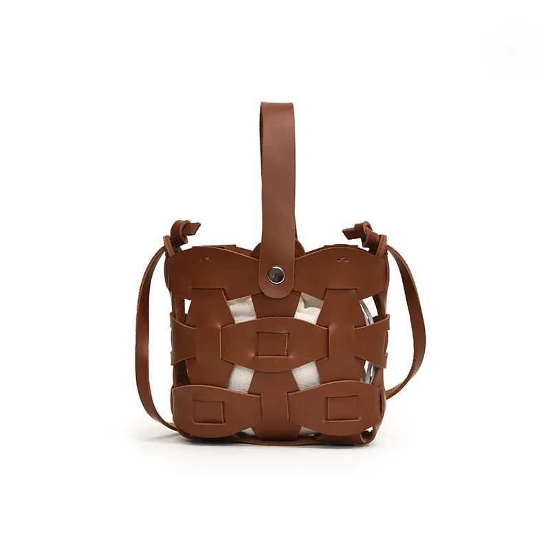 Миниатюрная тканая детская повседневная сумка для девочек семейная пляжная