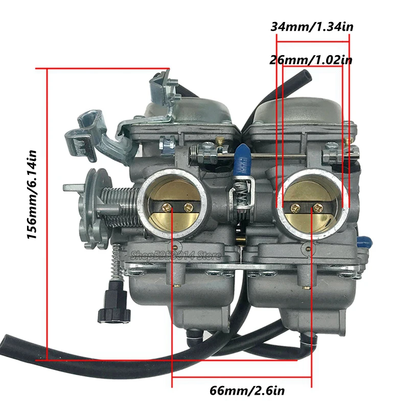 

Карбюратор CBT250 CA250 для Honda Rebel 250 CMX250 CMX250C CB250 CBT150 CBT125 Dual Carb ASSY