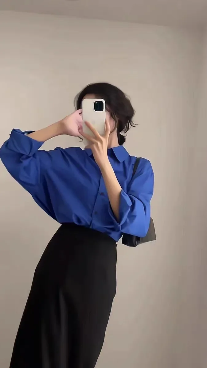 Spring 2023 New Women's Dry Run Elegant Clothing High-End Exquisite Shirt Dress Two-Piece Suit Professional