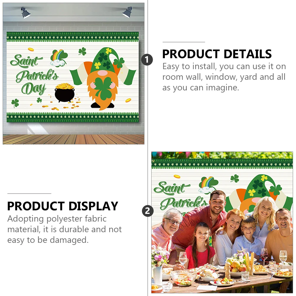 1 шт. декоративный баннер на День Святого Патрика |
