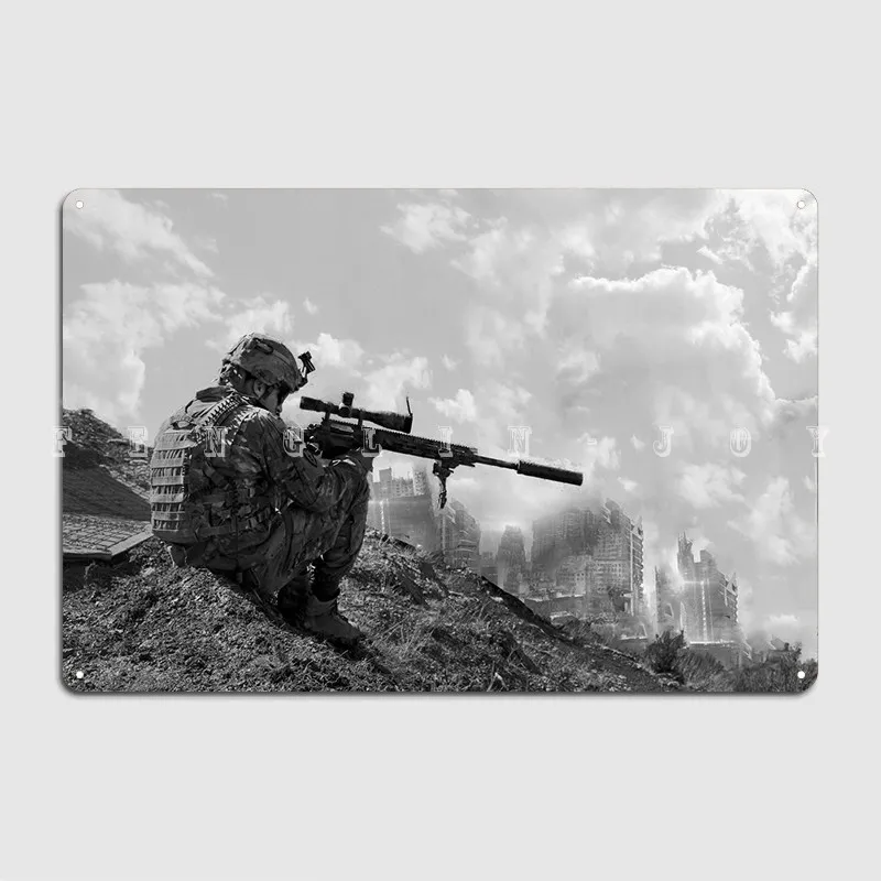 

Металлический знак одинокий ястреб Настенная роспись на заказ роспись оловянный знак плакат