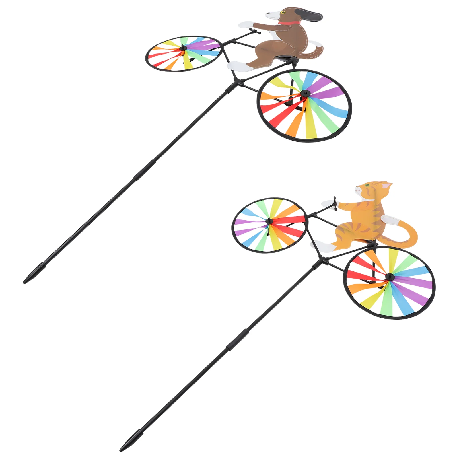 

2 Pcs Yard Garden Outdoor Pin Wheels Pinwheels Windmills Windmill Pinwheels For Kids Pinwheel for Outdoor Garden Decor