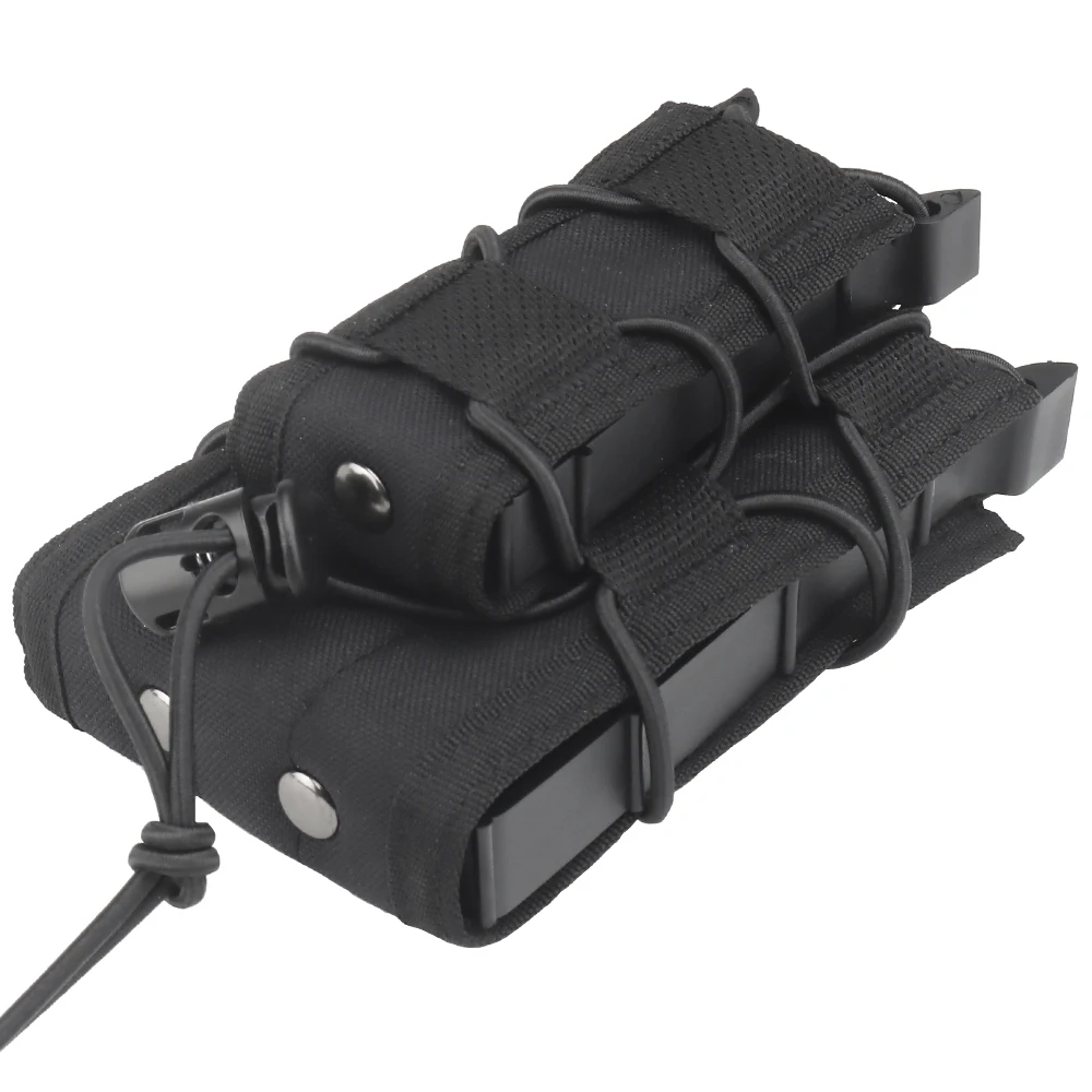 

Tactic Pack 9mm/5.56mm Magazine Pouch Portable Mag Bag for Belt Molle Vest/Backpack