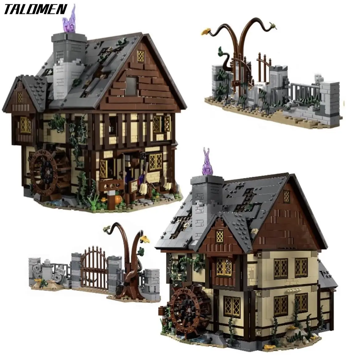 

IN STOCK Ideas 21341 Hocus Pocused The Sanderson Sisters Cottage Building Blocks Halloween Bricks Toys For Kids Christmas Gifts