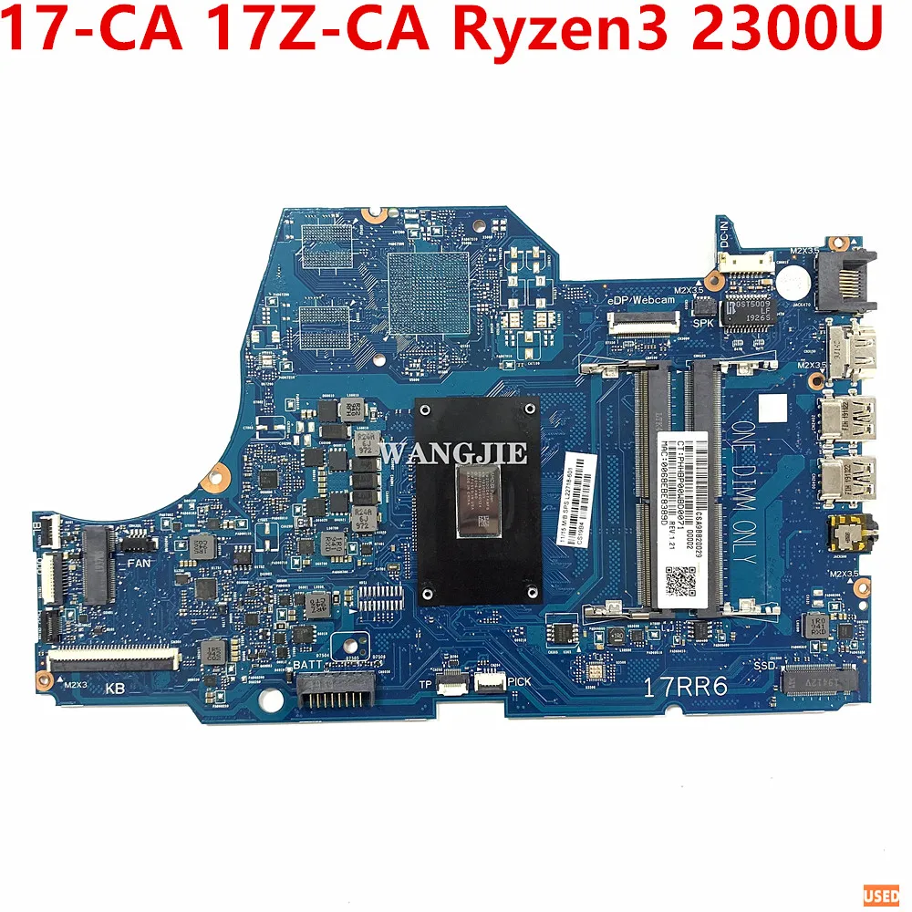 Используется для HP 17-CA 17Z-CA 17-ca0000 Материнская плата ноутбука L22718-001 L22718-501 с процессором Ryzen3 2300U 6050A2983001