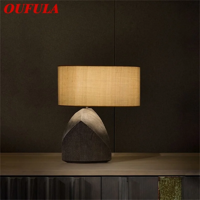 

OUFULA Chinese Style Table Lights Modern Fashion Creative Desk Lamp LED For Home Living Room Bedroom Hotel Decor