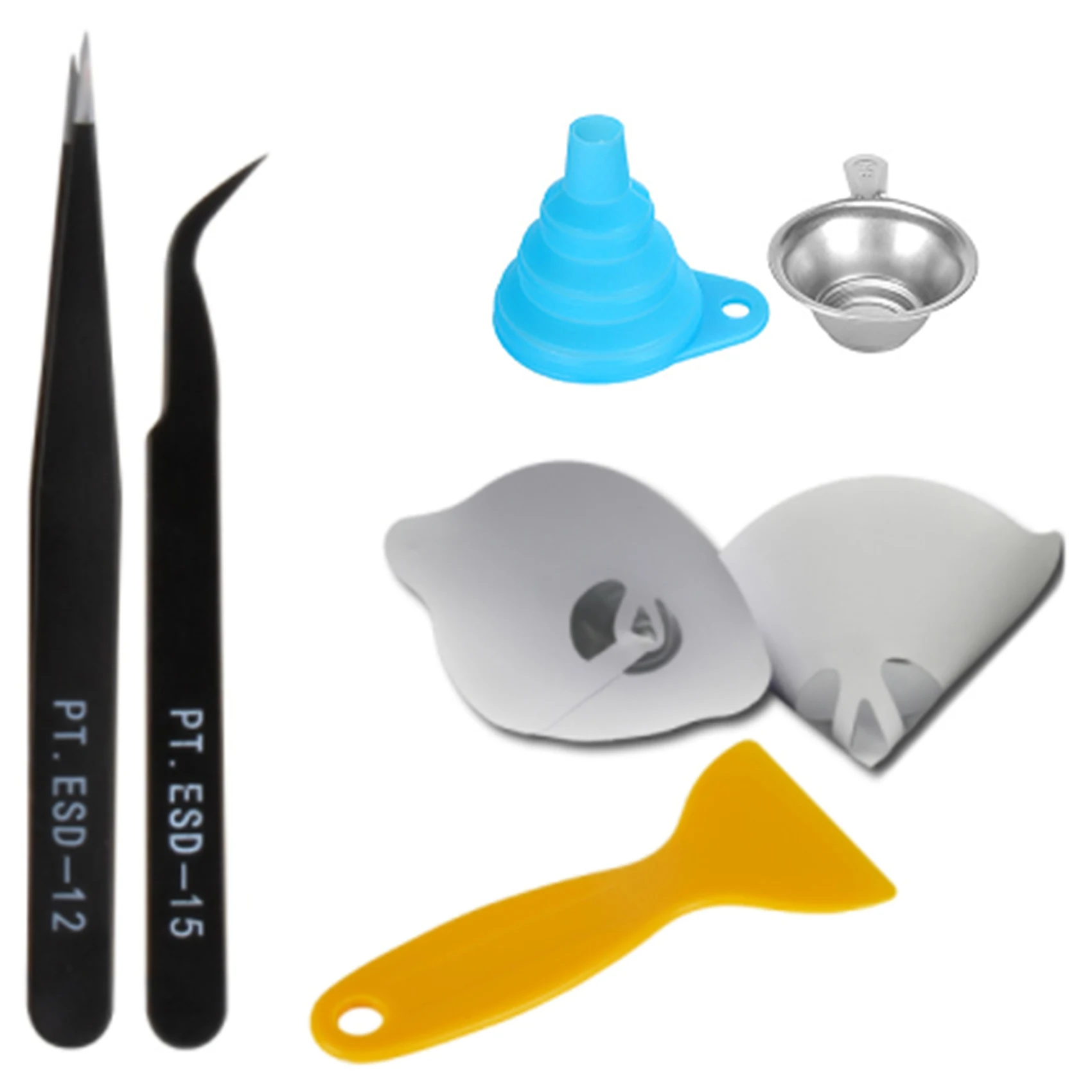 

Комбинация расходных фильтров 3D светильник, переработка фоточувствительной смолы, подходит для 3D принтера SLA (синий)