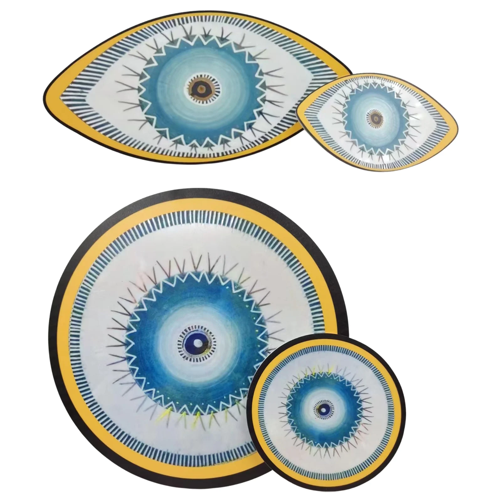 Акриловые Синие настенные Подвески с изображением злых глаз искусств домашний