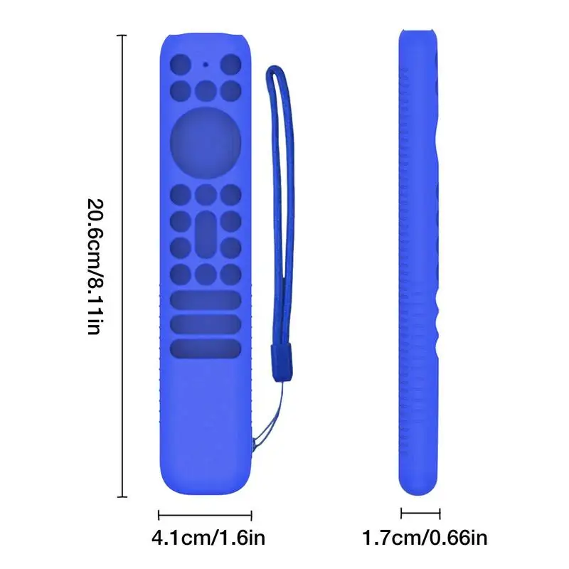 Silicone Remote Control Case For TCL RC902V Anti-Slip Dustproof Silicone RC Cover For TCLs RC902V RC Sleeves With Lanyard images - 6