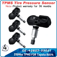 4pcs tire pressure sensor 42607 33021 for lexus ls460l ls600hl lx570 rx350 rx400h rx450 315mhz 42607 06011 pmv 107j 4260733021