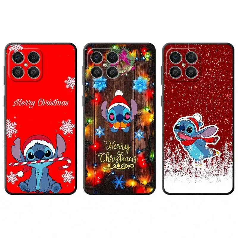 Чехол для телефона Disney Stitch рождество хэллоуин Honor X8a X7b X8 X9a Huawei P40 Lite P30 Pro P20 Pixel 7 8 6a