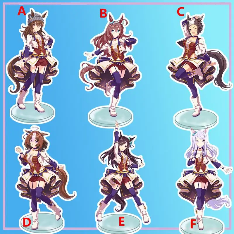 

Anime Stand Uma Musume: Pretty Derby Mejiro Dober Mejiro McQueen Acrylic Figure Display Desktop Decoration 15cm
