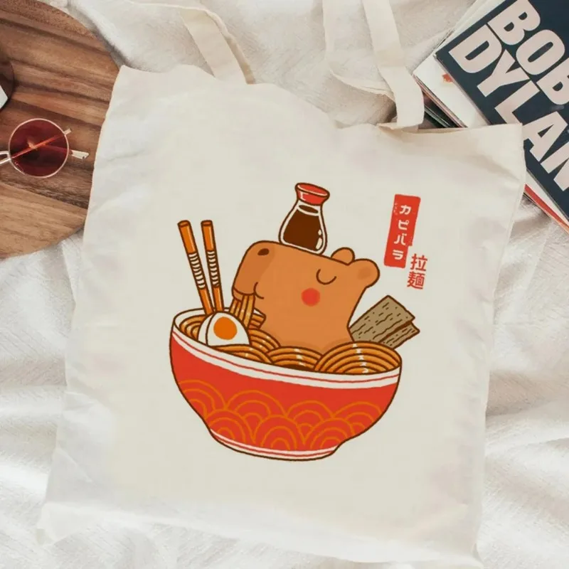 Холщовая сумка-тоут с принтом в ассортименте