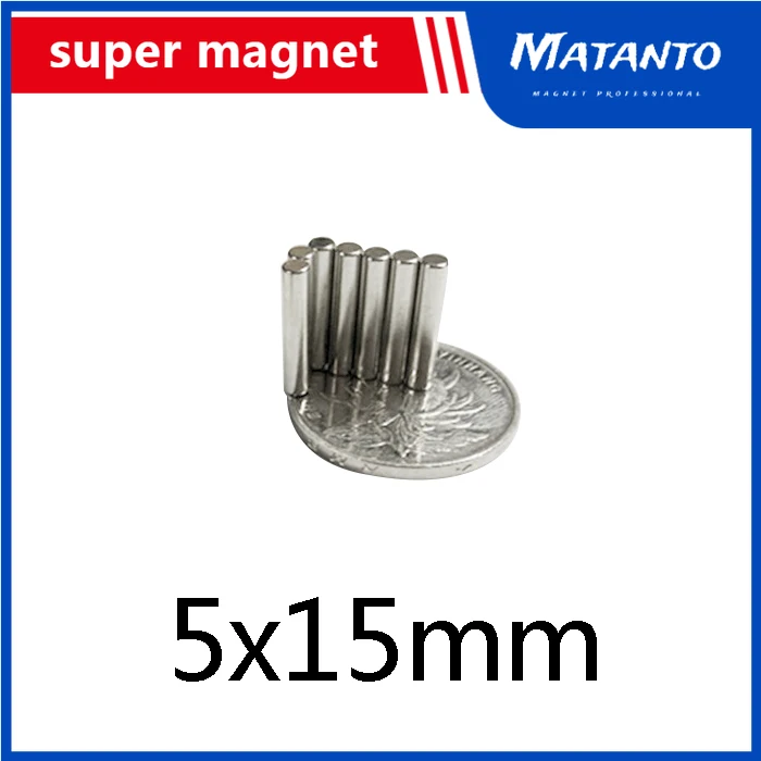 

10/20/30PCS 5x15mm NdFeB Thick Small Round Powerful Magnets Bulk Sheet Neodymium Magnet 5x15 mm Permanent Strong Magnets 5*15 mm