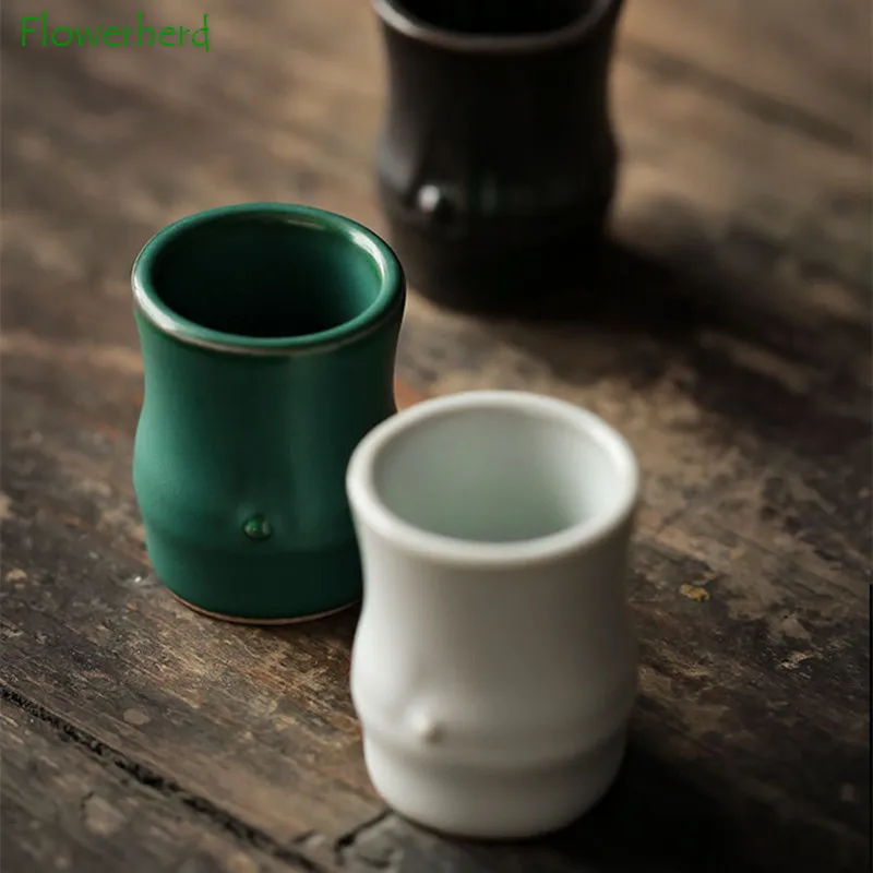 

Ceramic Bamboo Tea Cup Teaware Kung Fu Teacup Tea Ceremony Accessories