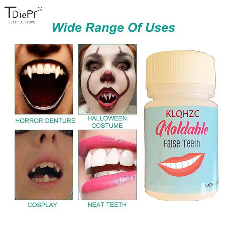 

15g/30/50g Temporary Tooth Repair Kit Teeth And Gaps FalseTeeth Solid Glue Denture Adhesive Teeth Whitening Tooth Beauty Tool