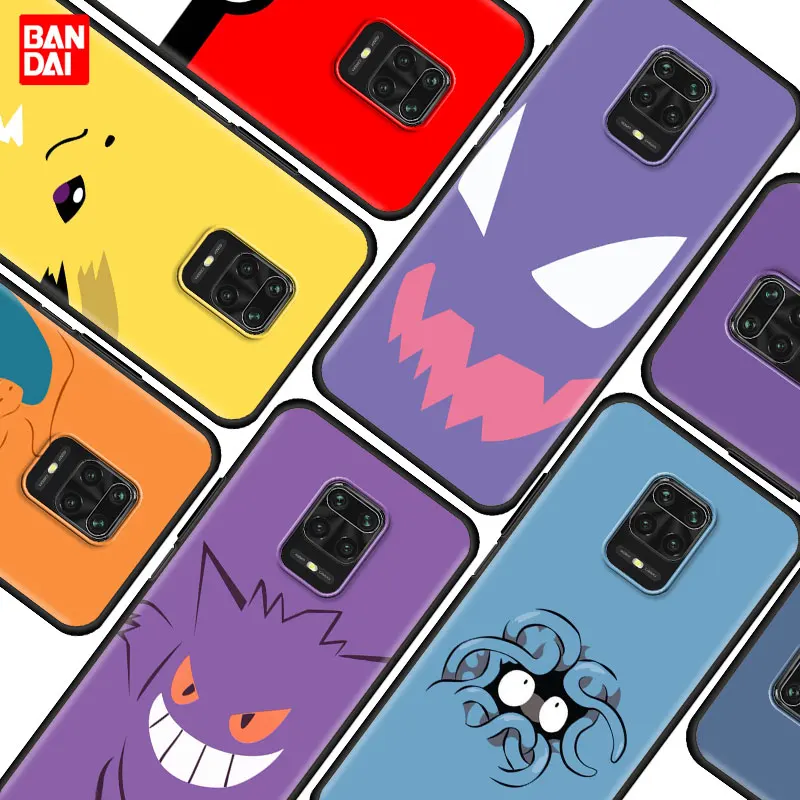 

Fashion Pokemon Anime Case for Xiaomi Redmi Note 7 8 9 9s 10 11 8T 11T Pro Plus 5G 4G Casing Phone Cover Silicone Thin Bag Trend