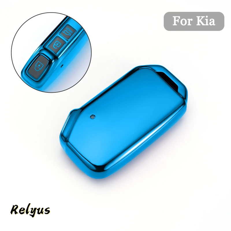 

Soft Car TPU Car Key Case Cover Shell for KIA Sportage Ceed Sorento R GT Stinger Forte Cerato 2018 2019 Key Protector Fob
