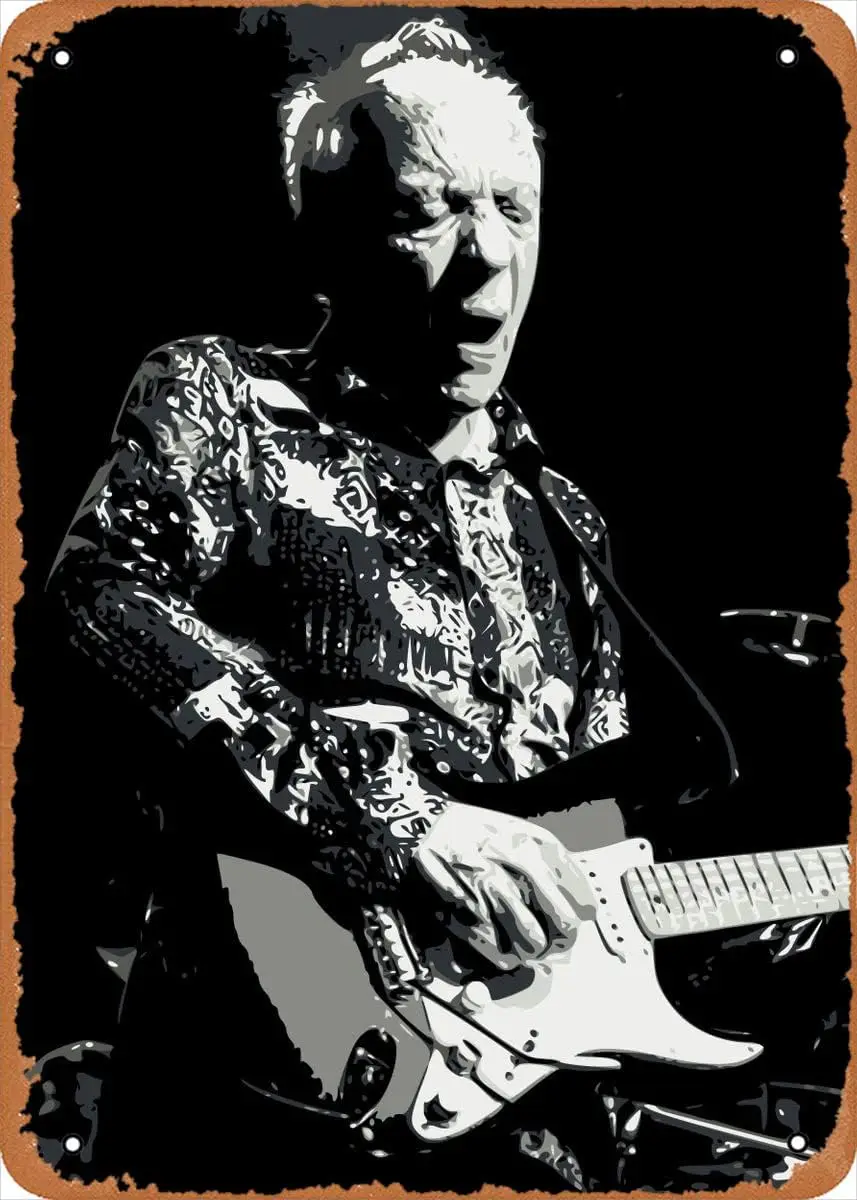 Винтажный металлический жестяной плакат Robin Trower Guitar Legends музыкальный бар паб кафе