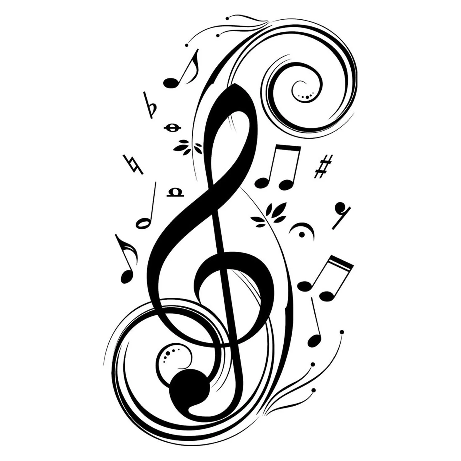 

Beat Note music wall art stickers,vinyl wall stickers music decor,Graphic Art musical home decoration（black）77x45cm