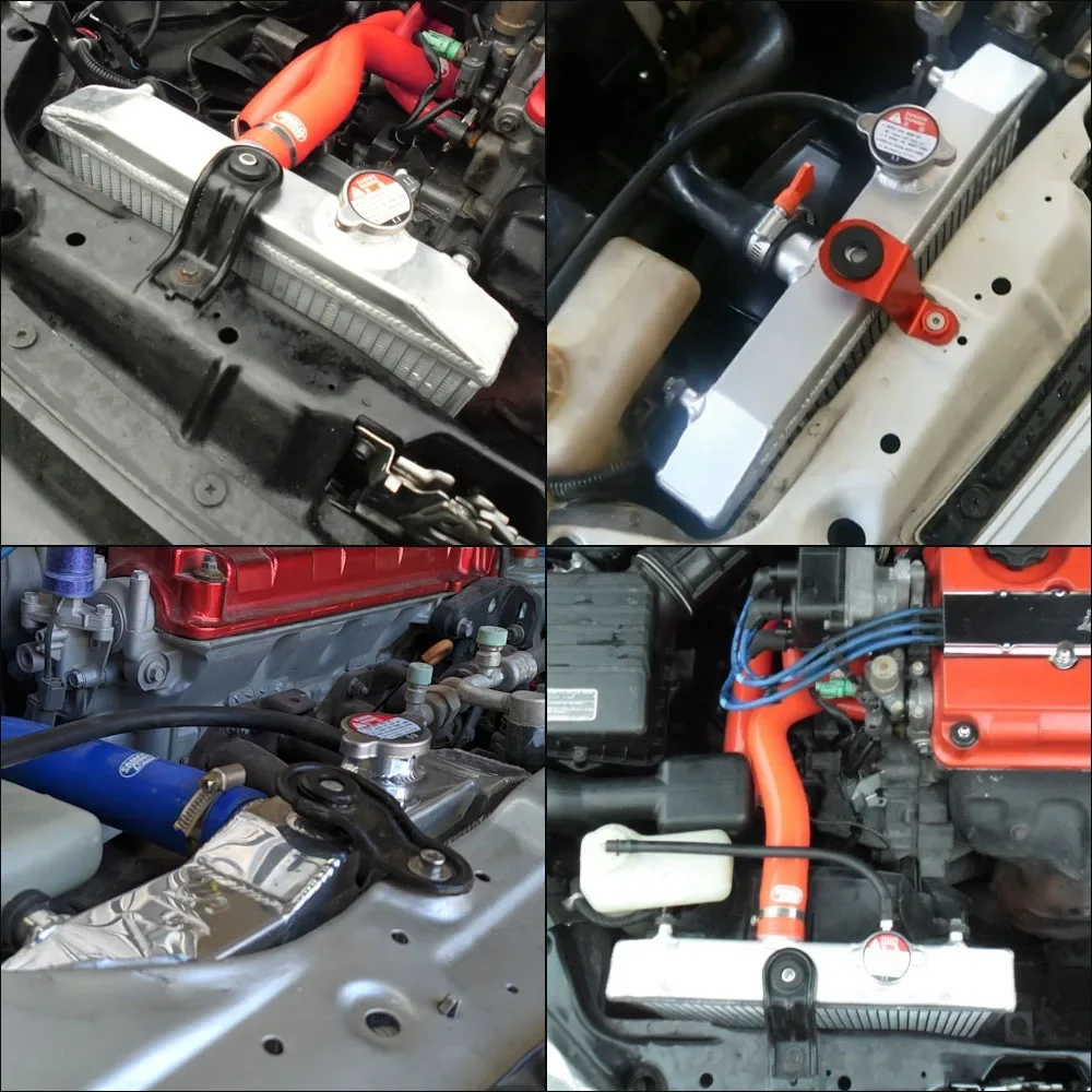 Высокопроизводительный 3-рядный гоночный алюминиевый радиатор 52 мм полностью