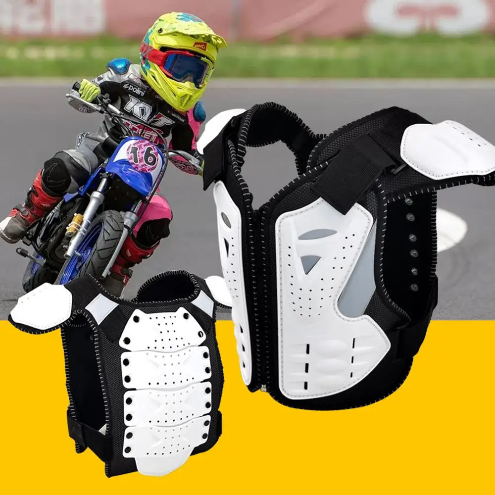 4-15 Years Children Full Body Protector Vest Armor Kids Motocross Armor Jacket Chest Spine Protection Gear Anti-fall