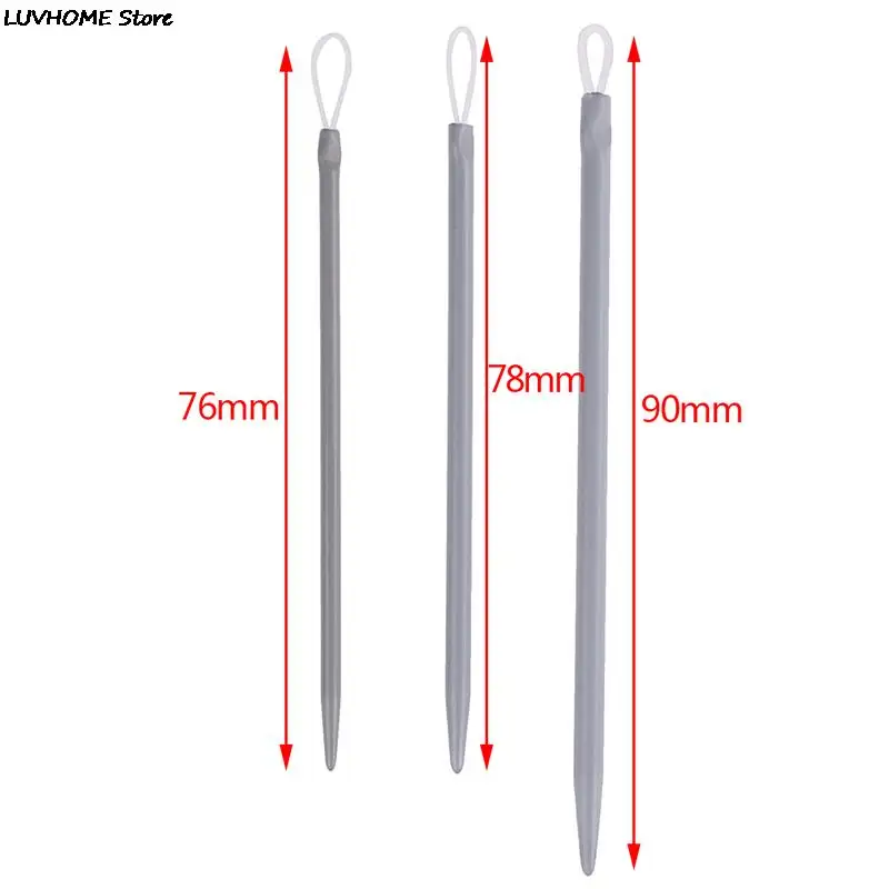 3 шт./компл. вязальные спицы с большими глазами из нейлоновой проволоки Швейные