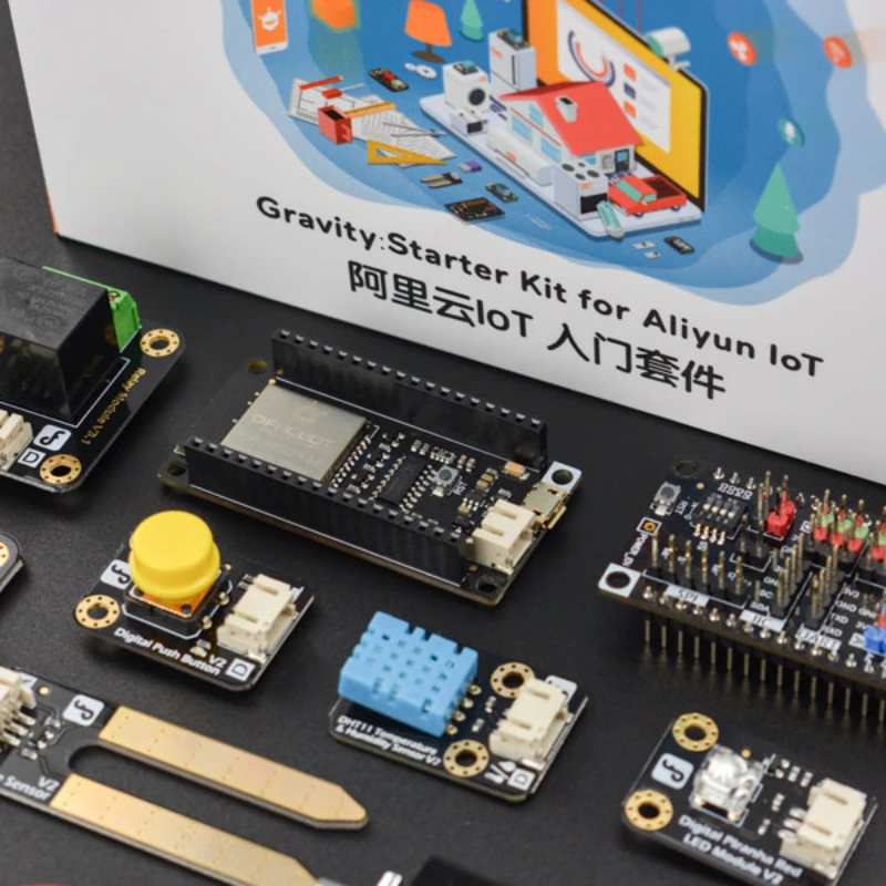 Стартовый комплект Alibaba Cloud IoT для сенсорный Умный светильник противоугонная