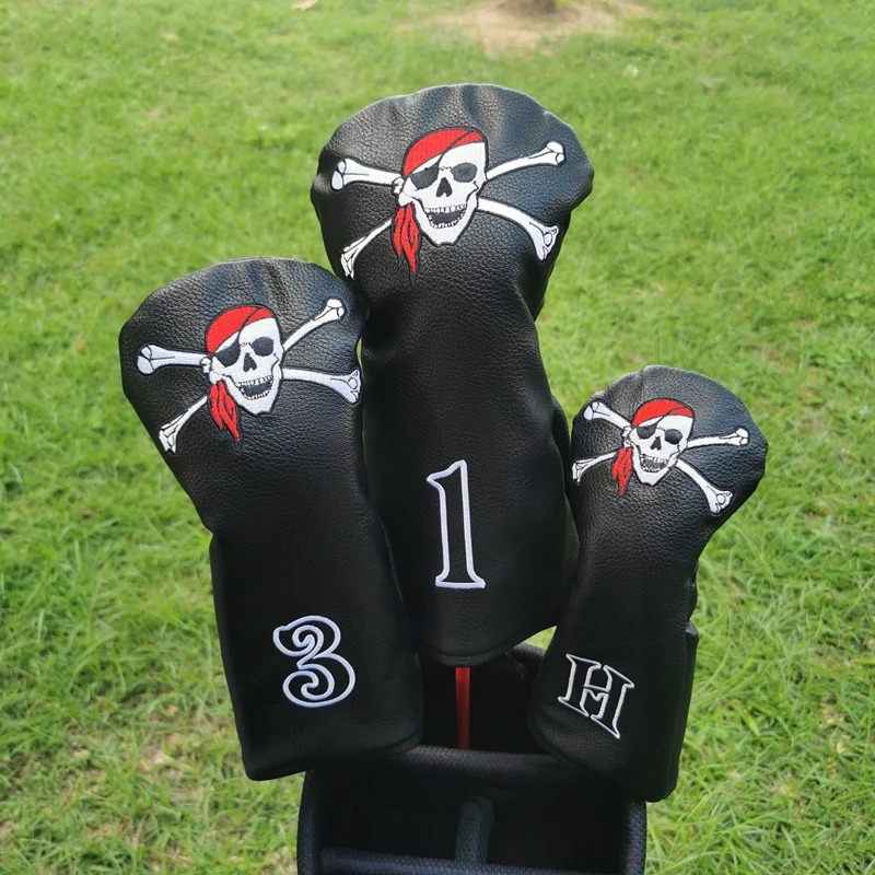 

Чехол для головки пиратского гольф-клуба Подходит для водителя Fairway Putter 135H, чехол для клуба, унисекс