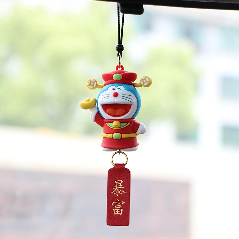 Фото Doraemon подвеска для салона автомобиля Ping An Wealth Attraction подвеска для зеркала заднего вида автомобильные украшения товары №4