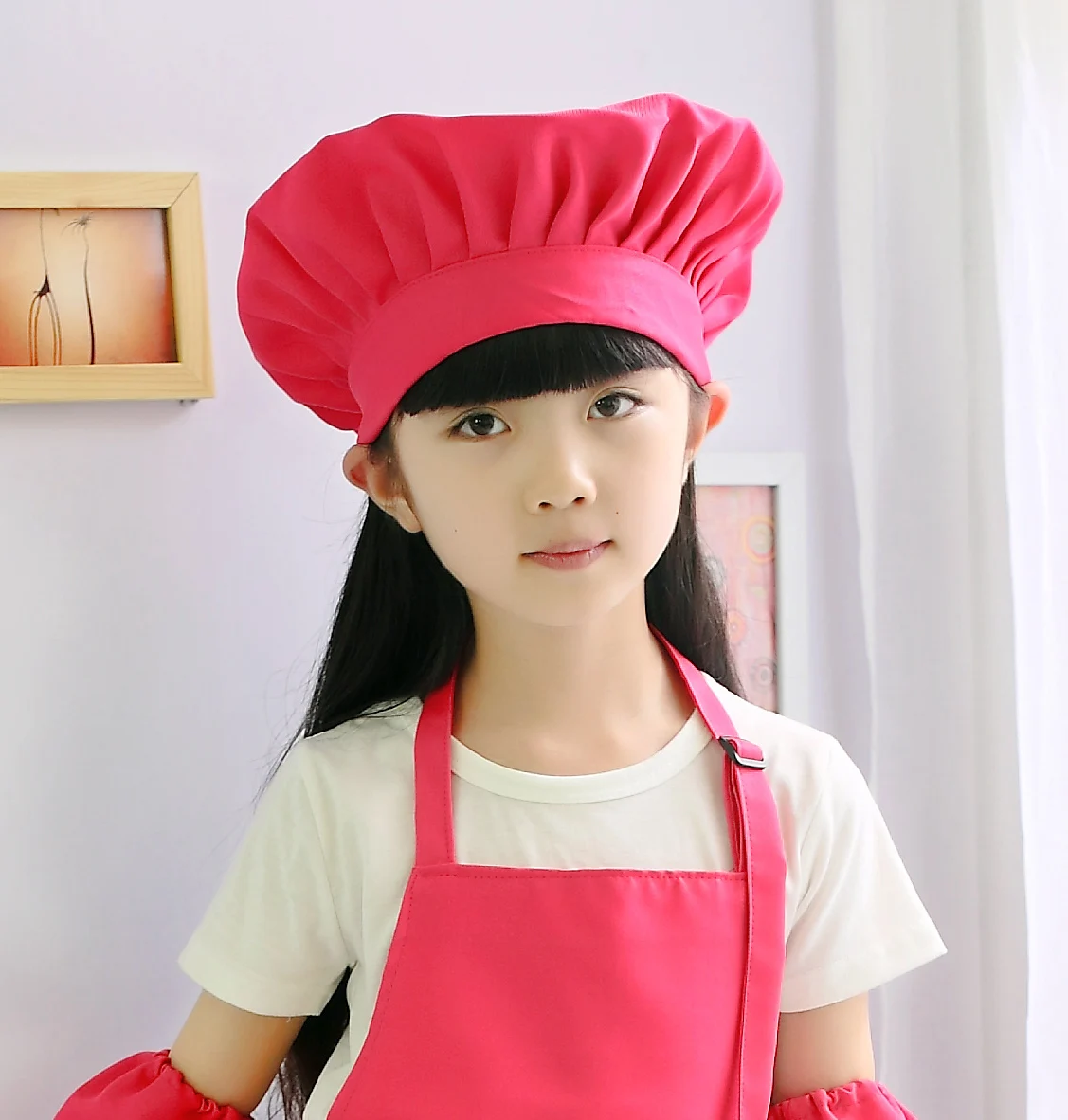 Милая Детская кухонная шапка детская шеф-повара купольная многоцветная