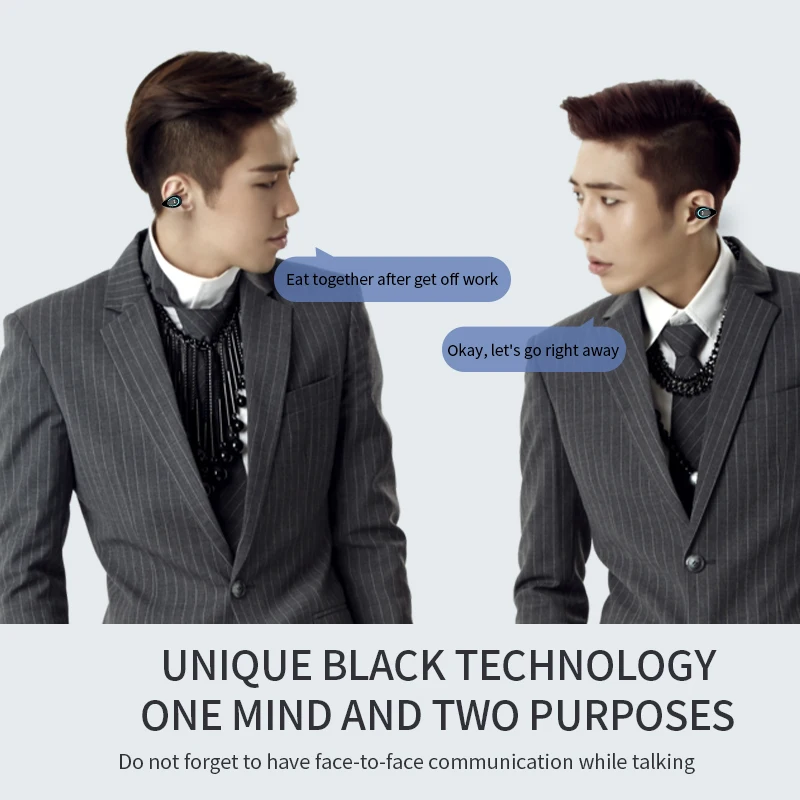 YX08 TWS Беспроводные наушники Bone Conduction Bluetooth 5.0 Мини-стерео Handsfree с шумоподавлением для спортивных занятий.