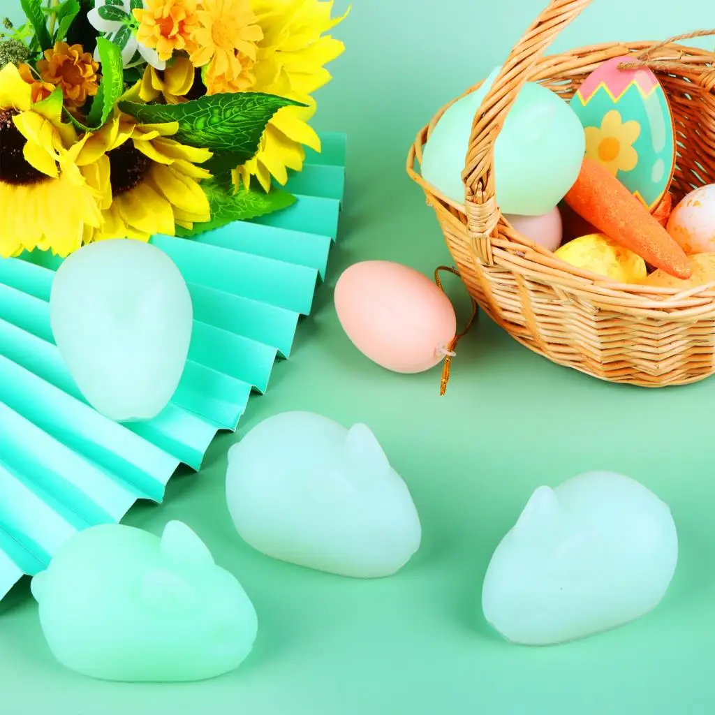 6 Cavity Rabbit 3D Silicone Cake Mold For Chocolate Mousse Dessert Pudding Ice Cream Pastry Bread Baking Pan Decorating Tools 1X
