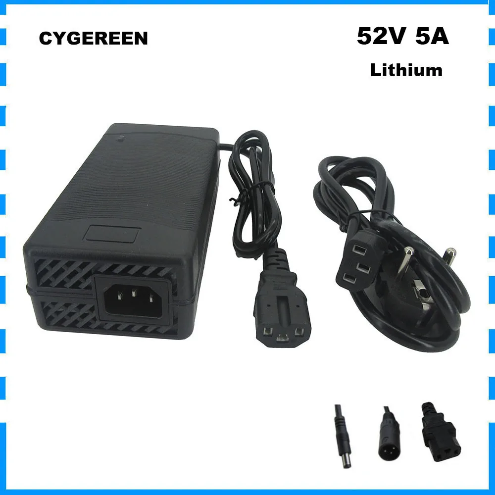 

Зарядное устройство для электрического велосипеда, 52 в, 5 А, 58,8 в, 5 А, C13