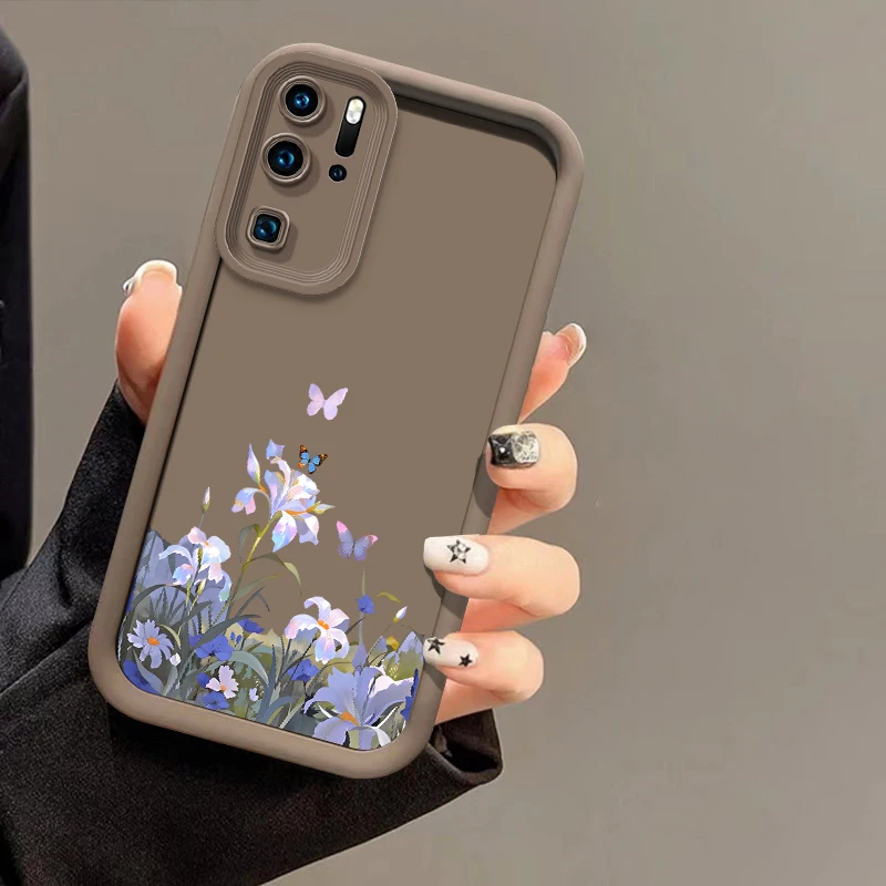 Фото Противоударный чехол для телефона Infinix Hot 70 Edge 60 Pro Plus 40i 30i 10 20 Play Note 50 40 Pro с цветочным узором и бабочками №1
