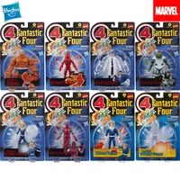 marvel hasbro legends series retro fantastic four 6 inch scale action figure collectible toy includes multiple accessories