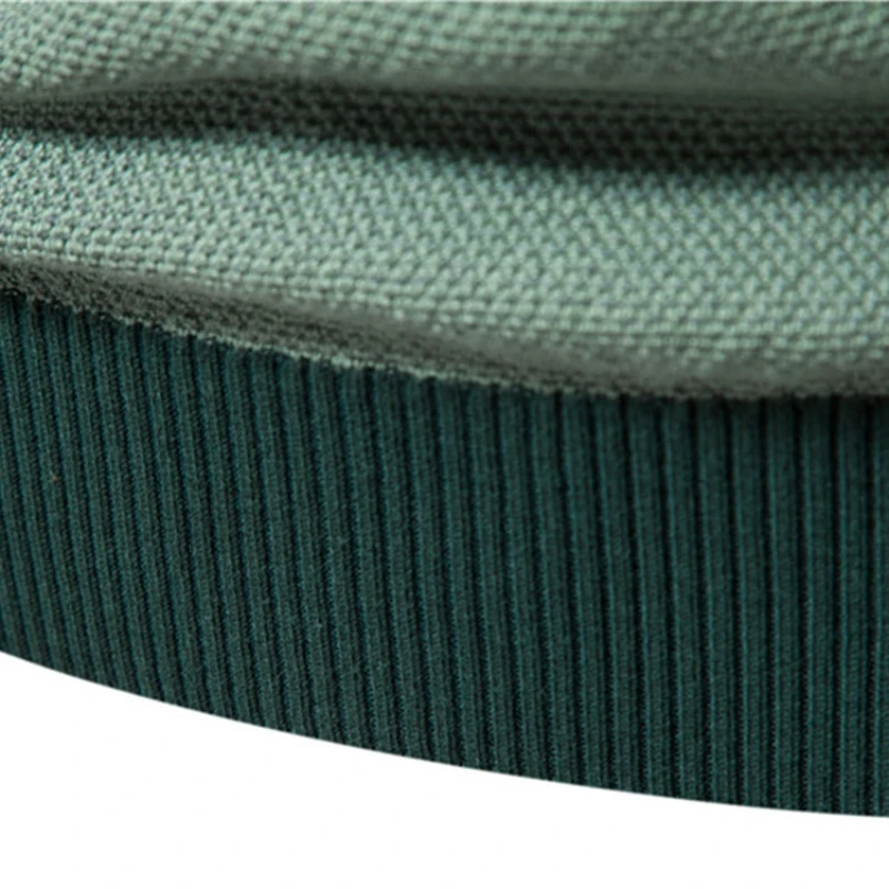 Men Sweater Knit Pullover High Quality Spring Autumn 2023 Stripe Patchwork Long Sleeve Male Fashion Round Neck Casual Sweatshirt