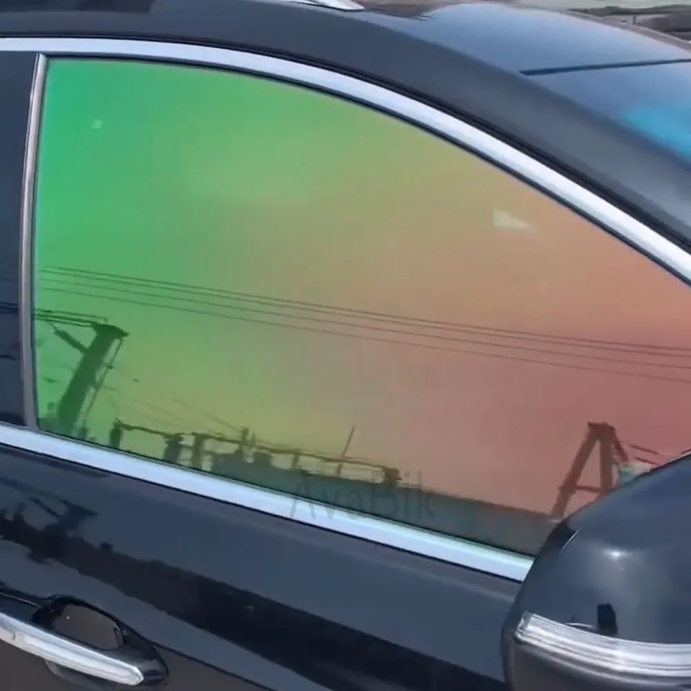 

Пленка Для Защиты От Солнца На Боковые Окна Автомобиля, 52 См X 150/300/600 См, Зеленая Тонированная Виниловая Пленка