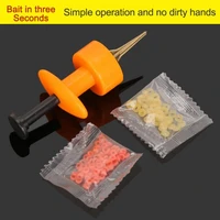 1set worm clip earthworm particle red worm lure clip bloodworm fishing accessories tool elastic fishing bait tackle