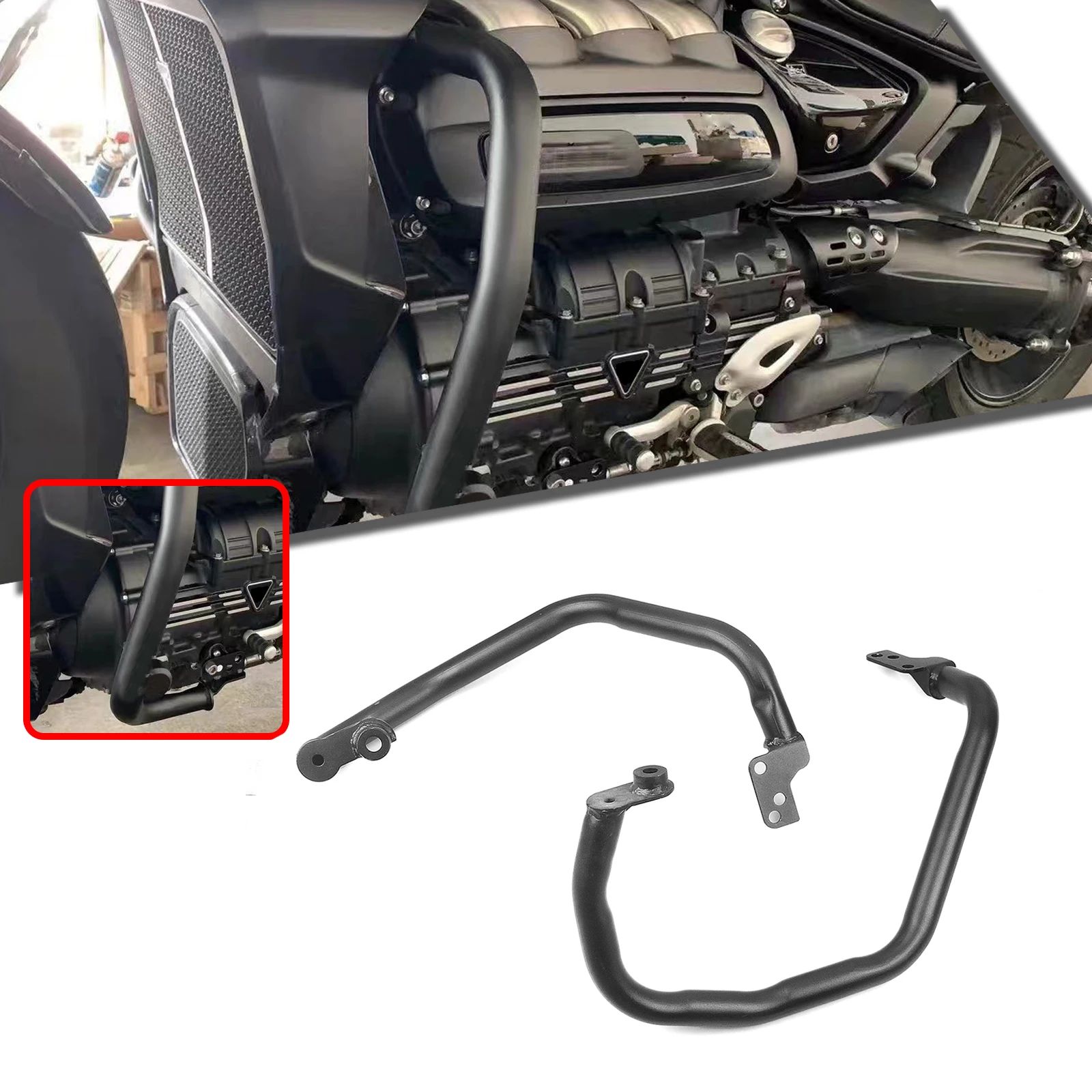 Боковой бампер двигателя мотоцикла защита рамы защитный кронштейн для Triumph Rocket III