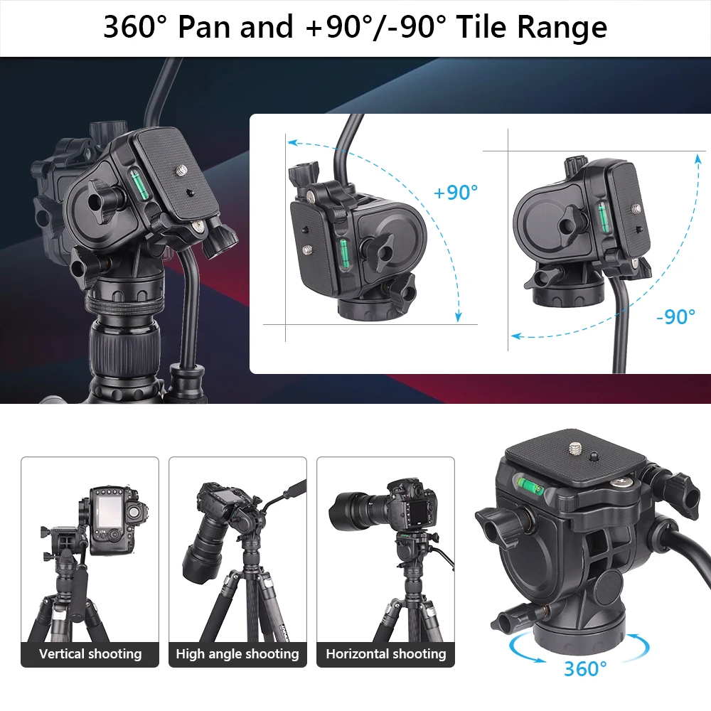 Сверхмощная головка штатива для видеокамеры INNOREL SL50 со съемной ручкой