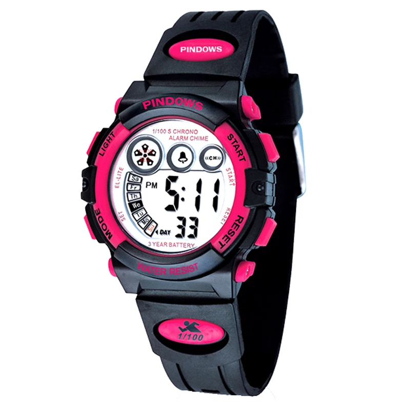 Fashion Digital Watch Kids Waterproof Led Time Countdown Sport Wristwatches Children School Electronic Wrist Hand Clock Student
