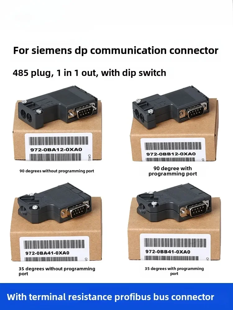 Совместим с разъемом связи Siemens DP. Разъем profibus 485. 972-0BA12-0XA0.